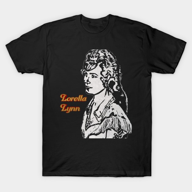 Loretta Lynn, songwriter T-Shirt by Degiab